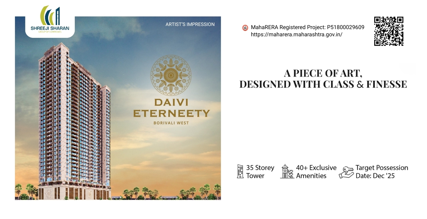 Daivi Eterneety | 2,3 & 4 BHK in Borivali west banner